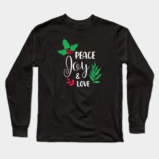 Peace Day and Love - Merry Christmas Gift Long Sleeve T-Shirt